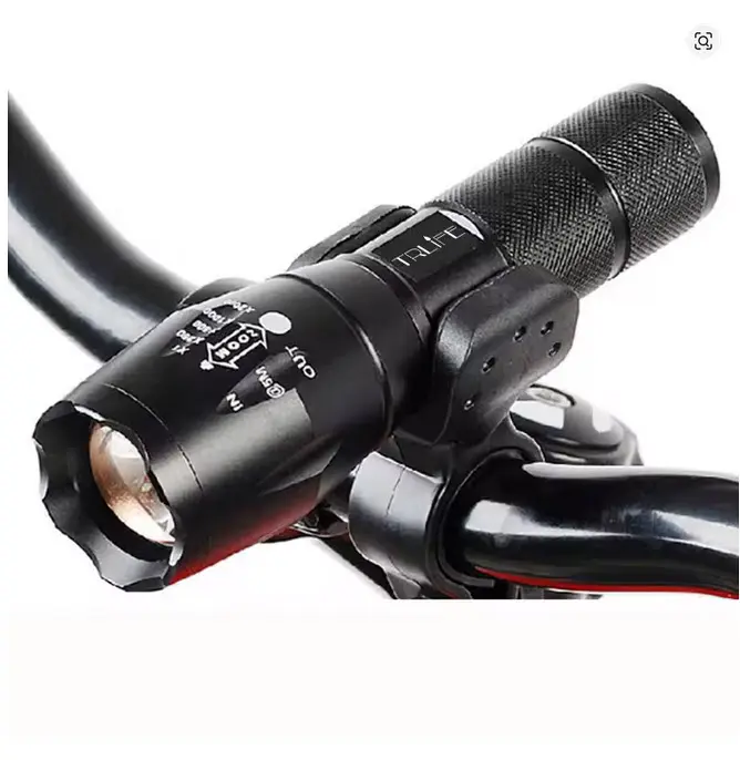 Lampara de mano o bicicleta